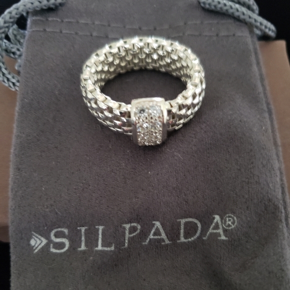 SOLD New Silpada Italian Stretch Ring R2980 Size Small (5-6) - Picture 5 of 5